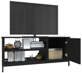 Móvel de TV 100x40x45 cm derivados de madeira preto