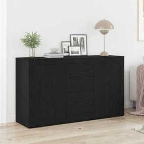 vidaXL Buffet Carvalho Preto Madeira de engenharia 120 x 36 x 69 cm