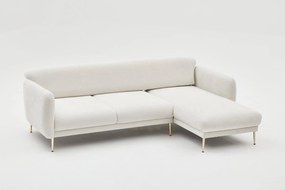 Sofá-Cama de Canto Simena – Creme Dourado – 77x77x70 cm