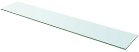 Prateleira de vidro 110x20 cm transparente