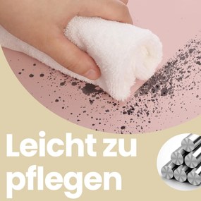 Estante infantil com 16 cubos om portas 123 x 31 x 123 cm rosa