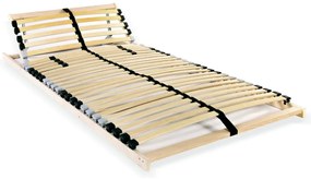 Estrado de ripas com 28 ripas 7 zonas 70x200 cm