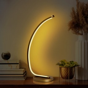 Candeeiro de Mesa Bevel – Dourado – 18 cm x 43 cm x 13 cm