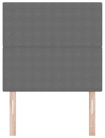 Cabeceira vidaXL Design Simples Cinza Claro 90 cm Tecido de Corduroy