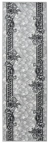 vidaXL Passadeira 80x250 cm polipropileno cinzento