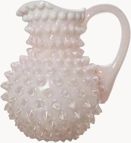 Jarro de leite artesanal Opaline Hobnail