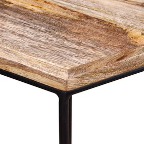Mesa de centro madeira de mangueira maciça 56x48x40 cm