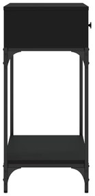 Mesa consola 75x34,5x75 cm derivados de madeira preto