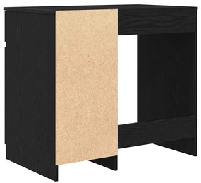 Secretária 86x49x76 cm derivados de madeira cor carvalho preto