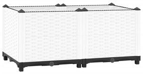 vidaXL Canteiro elevado 80x40x38 cm polipropileno