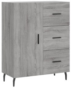 Armário alto 69,5x34x180 cm derivados de madeira sonoma cinza