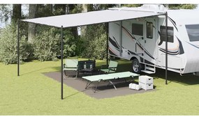 vidaXL Tapete para Barraca Cinzento-claro 250 x 500 cm Polietileno