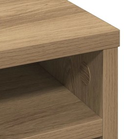 Organizador de Mesa Carvalho Artesanal 36x26x29.5 cm Madeira Derivada
