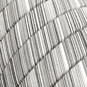 Electric cable for String Lights Vertigo covered by Black Mélange Cotton fabric ECC37