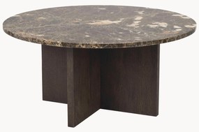 Mesa de centro redonda com tampo em mármore Brooksville