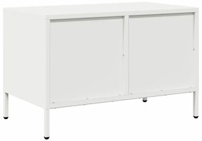 Móvel de TV 68x39x43,5 cm aço laminado a frio branco
