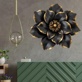 Autocolante para sala de estar - Flor havaiana