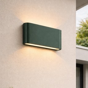 Candeeiro de Parede Exterior Moderno Verde Escuro 17,5cm incl. LED IP65 - Batt