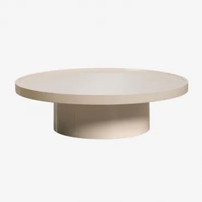 Mesa De Centro Redonda Em Mdf Cirela Ø120 Cm - Sklum