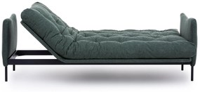 Sofá Cama "Renge" com Encosto Ajustável – Verde, 3 Lugares – Design Mo