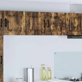 vidaXL Armário de Cozinha Kalmar Carvalho Defumado 80 x 31 x 40 cm