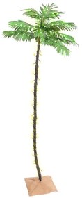 Palmeira c/ 192 luzes LED 300 cm branco quente
