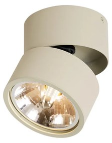 Foco de Teto Moderno Redondo Bege G9 Rotativo e Inclinável - Go Nine