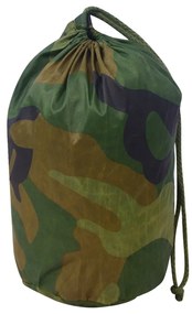 Rede de camuflagem com saco de armazenamento 2x3 m verde