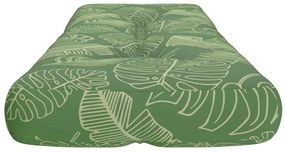 Almofadão para sofá de paletes 120x40x12cm tecido padrão folhas