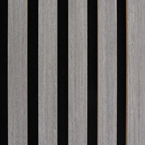 Painéis de parede acústicos 2 pcs ripado 60,5x60 cm
