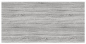 Prateleiras de parede 4pcs derivados de madeira cinzento sonoma
