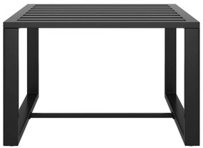 5 pcs conjunto lounge jardim com almofadões alumínio antracite