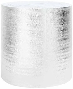 vidaXL Refletor de calor para radiador Prateado 0.5 x 15 m Alumínio