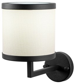 Aplique de Parede Way – Preto e Branco – 18 x 28 x 30 cm