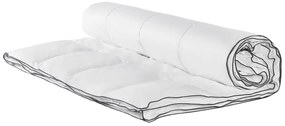 Edredão de algodão branco 4 estações 200 x 220 cm TELENO Beliani
