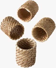 Argolas de guardanapo em vime Vessla, conjunto de 4