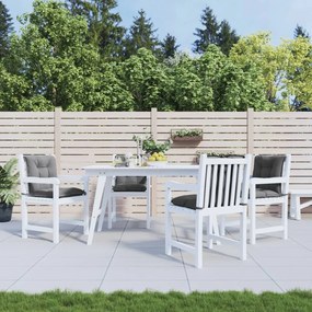 vidaXL Almofadões lombares p/ cadeiras de jardim 4pcs tecido cinza