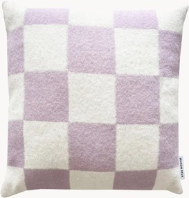 Capa de almofada em lã com padrão xadrez Level Up