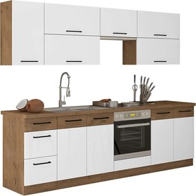 Conjunto de cozinha modular Wood White 138
