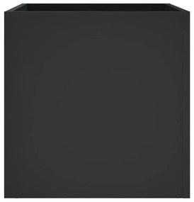 Vaso/floreira 40x40x40 cm derivados de madeira preto