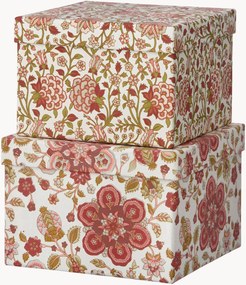 Caixas decorativas artesanais Amara, conjunto de 2