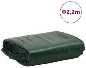 Lona Ø 2,2 m 650 g/m² verde