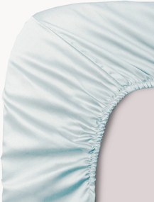 Lençol em cetim de algodão com elástico Boxspring Ava H 50