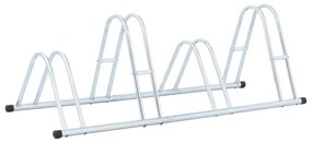 Suporte independente para 4 bicicletas aço galvanizado