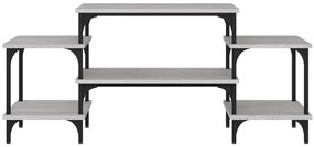 Móvel de TV 117x35x52 cm derivados de madeira cinzento sonoma