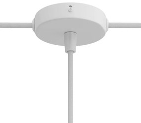 Kit Mini rosácea cilíndrica metálica com 1 furo central e 2 furos laterais