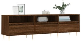 Móvel TV 150x30x44,5 cm derivados de madeira carvalho castanho