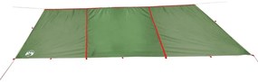 Lona de campismo 420x440 cm impermeável verde