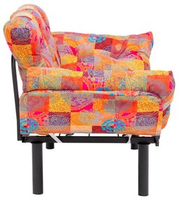 Sofá-Cama de 2 Lugares Nitta – Multicolor – 155x80x70 cm