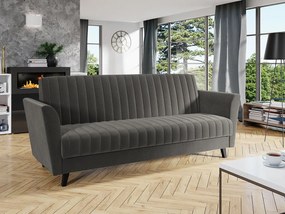 Sofá-cama Columbus 144, Cama com arrumação, 90x230x87cm, 61 kg, Pernas: Madeira, Madeira: Pinheiro